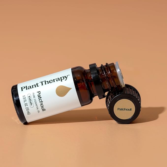 Plant Therapy Patchouli Essential Oil 100% Pure, Undiluted, Natural Aromatherapy, Therapeutic Grade 10 mL (1/3 oz)