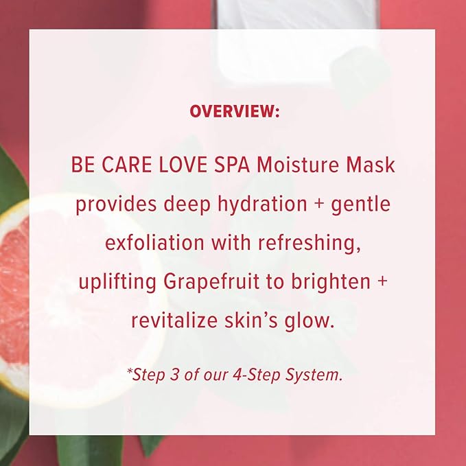 BCL SPA Organic Pink Grapefruit moisture mask for hands, foot mask, and body mask skin care spa treatment for women at home or professional spa with argan oil, olive oil, aloe vera, and kelp 16 fl oz