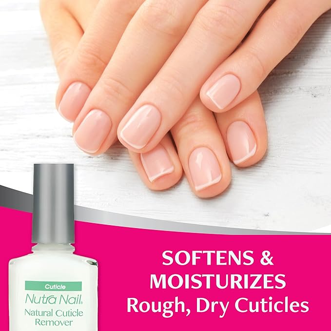 Nutra Nail Naturals Cuticle Remover - Instant Nail Bed Softener & Removal Oil Treatment for Nails & Nail Health (0.45 Fl Oz)