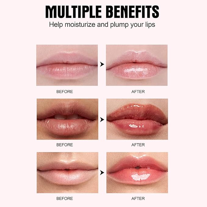 6pcs Lip Plumping Booster Gloss Set, Lips