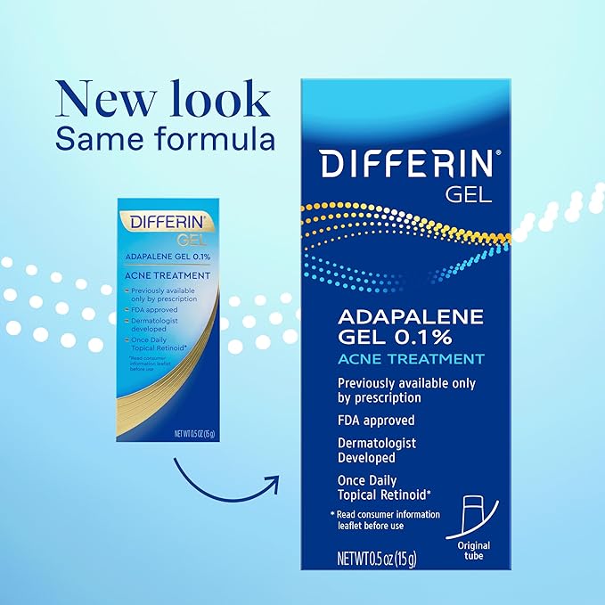 Differin acne treatment gel, 60