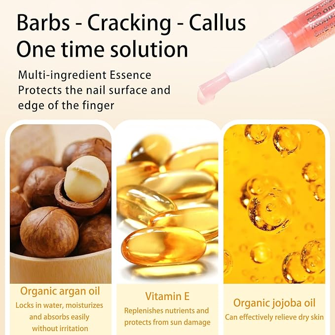 18Pcs Nail Cuticle Oils Nail Nutrition Oil Pen Nail Nourishment Pens 18Smell Cuticle Revitalizer for Agnail Nourish Skin Nail Care