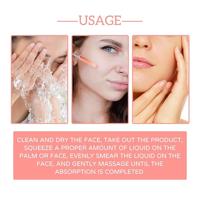 "5-in-1 Vitamin C Face Serum with Hyaluronic Acid, Collagen, Niacinamide - Anti-Aging & Moisturizing Formula for Firm, Even Skin Tone - 30ml"