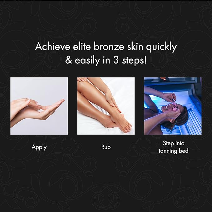 Dark Tanning Lotion, Black, 13.5 Fl Oz (Pack of 2)