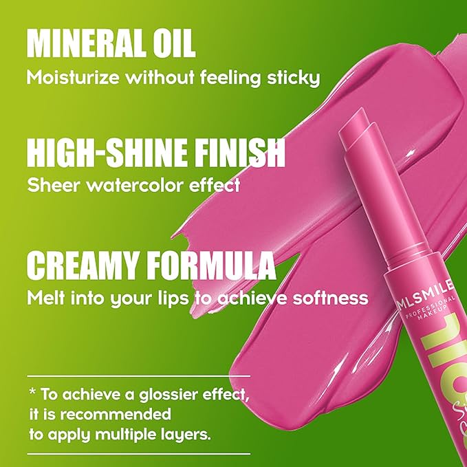 3 Colors Slick Click Lip Balm Girls