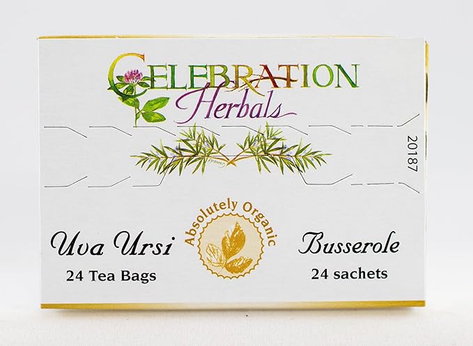 CELEBRATION HERBALS Uva Ursi Tea Organic 24 Bag, 0.02 Pound
