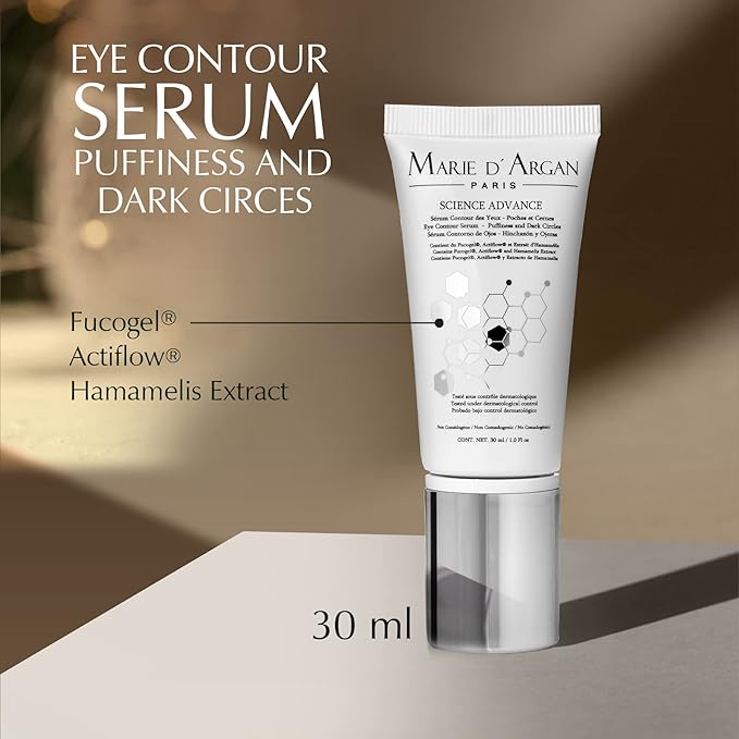Marie d'Argan Eye Contour Serum - Puffiness and Dark Circles - relieves bags puffiness, reduces wrinkles, fades dark circles 30 ml