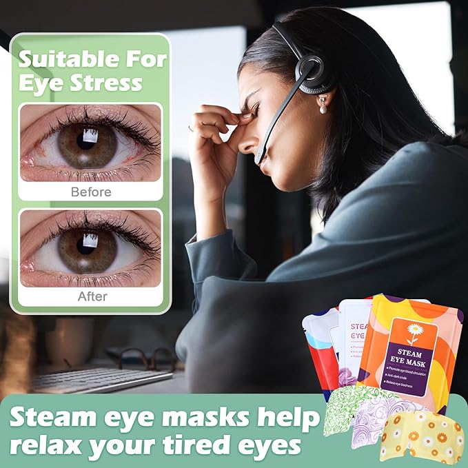 96 packs steam eye mask