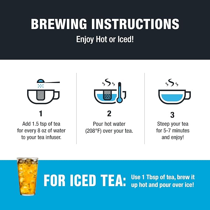 Tiesta Tea - Mango Dreamzzz Chamomile Herbal Tea with Chamomile & Lemongrass | Loose Leaf | Caffeine-Free Relaxing Blend | Brews Hot or Iced & Up to 25 Cups | 1.5oz Resealable Pouch