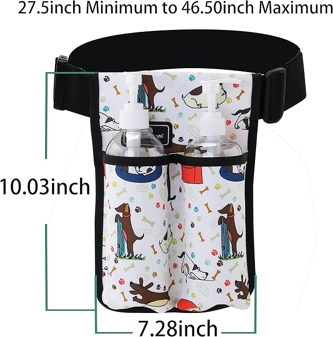 Massage Bottle Bag Massage Oil Bag Massage Therapist Holster Massage Lotion Holster Massage Oil Holster (YR-2KD-XiaoGou）