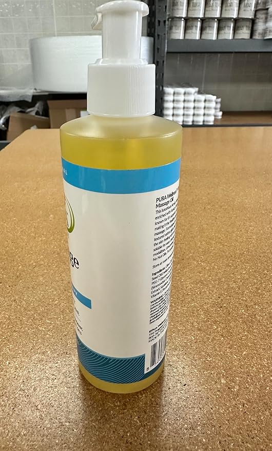 PURA Arnica Oil - Unscented Deep Tissue Massage Therapy, Hypoallergenic for Muscle Recovery, 8oz