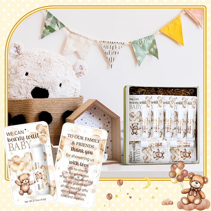 30 Pack Bear Baby Shower Party Bags