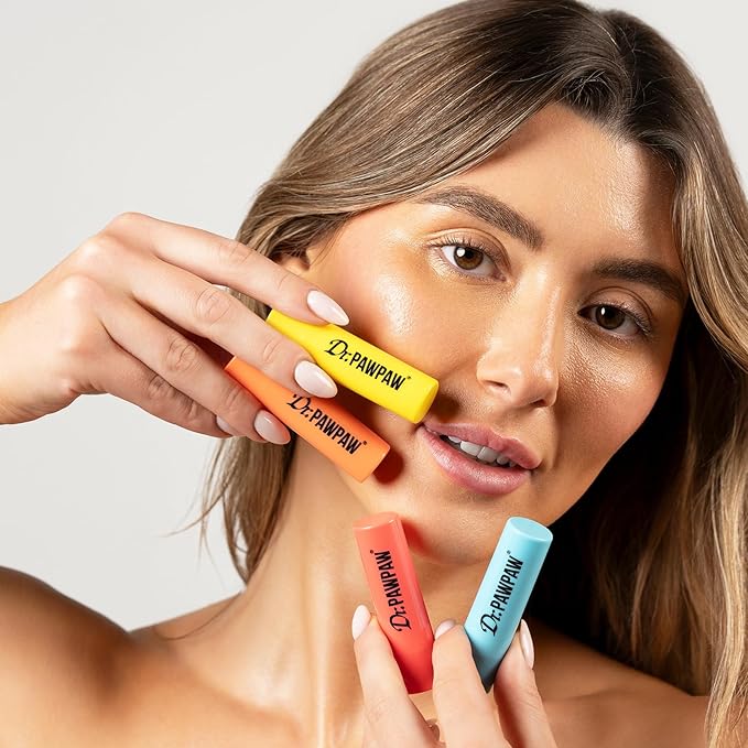 Original Lip Balm Set - Hydrating Lip Balm Moisturizer with Aloe Vera for Deep Nourishment - Castor Oil Enriched - 3 pc