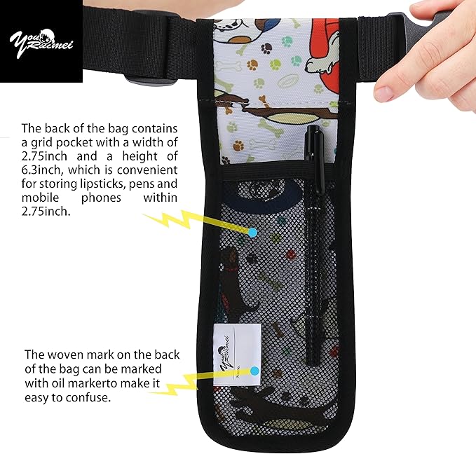 Massage Bottle Bag Massage Oil Bag Massage Therapist Holster Massage Lotion Holster Massage Oil Holster (YR-1KD-XiaoGou
