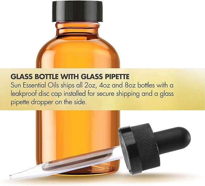 Sun Essential Oils - Peppermint Essential Oil (16 oz Bulk) for Diffuser, Humidifier, Skin & Aromatherapy Body Massage, Candle & Soap Making for Home