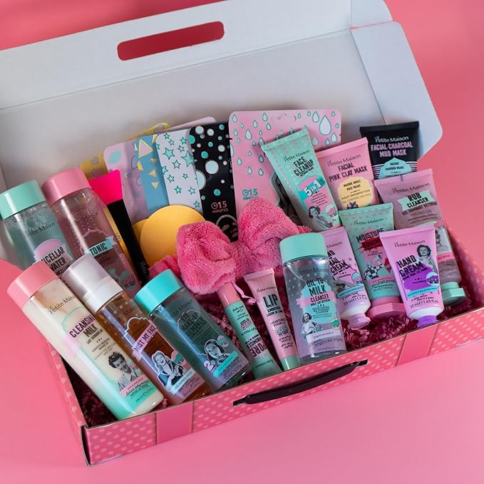 Gift Box for Women - Care Package Gifts for Women - Unique Gifts for Women, Mom, Her, Sister, Aunt, Friends - Birthday Gifts for Women Gift Basket Christmas Spa Skin Care Sets