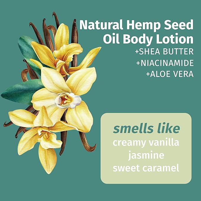 HEMPZ Mini Vanilla Lux Herbal Body Moisturizer 2.25 oz.