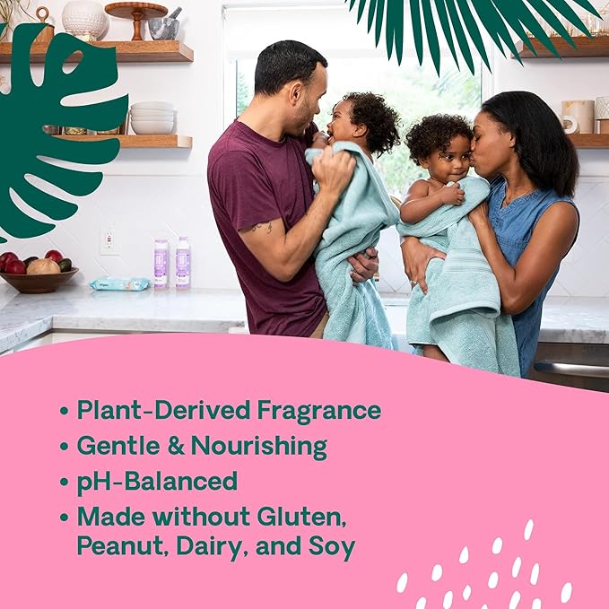 Hello Bello Kid’s Conditioner - Hypoallergenic, pH-Balanced & Dermatologist-Tested - Thoughtful Ingredients - Watermelon, 10 Fl Oz (2 Pack)