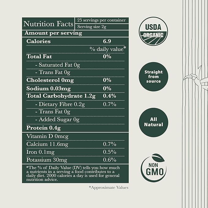 Luxmi Estates - Vanilla Peppermint Organic Tea, Natural Vanilla Extract and Pepperment - 50 Tea Bags, Perppermint Aids Digestion, Ideal After a Meal