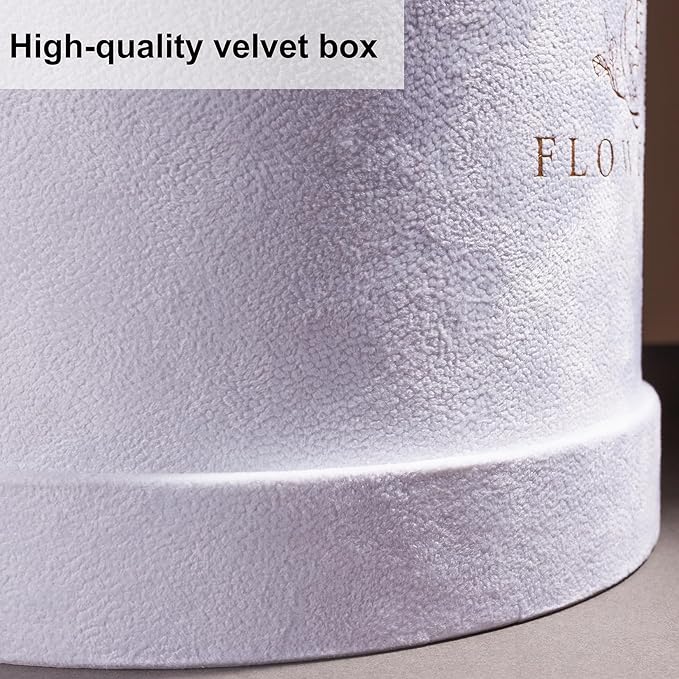 17 Flowers in a Luxury Suede Box, Birthday Gifts for Women, Preserved Flowers, Mothers Day Roses Gift for Mom, Royal Blue