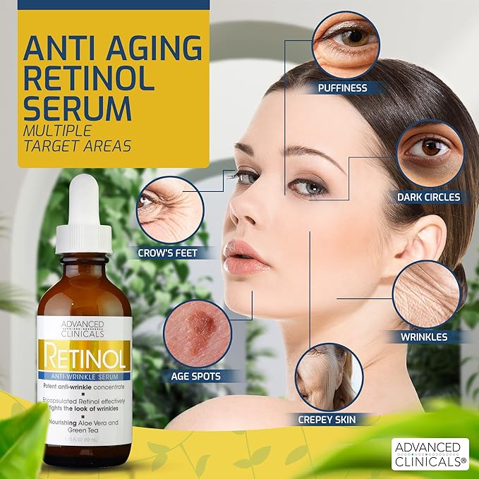 Advanced clinicals retinol facial serum