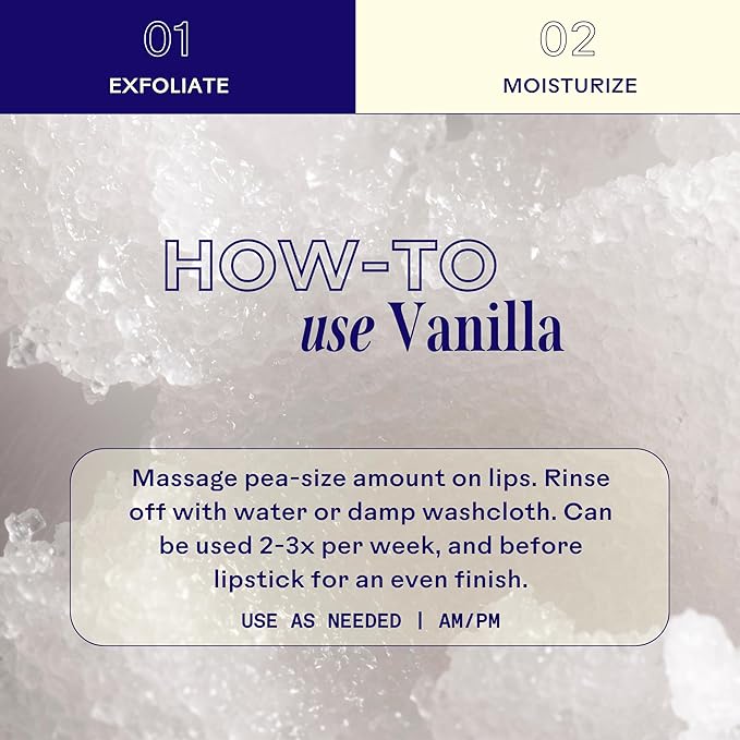 Three Ships Lip Treatment Kit - Buttercream Hydrating Lip Mask and Vanilla Lip Exfoliator – Soothing Natural Lip Care for Dry, Damaged Lips – As Seen on Dragons’ Den, 2 x 15g