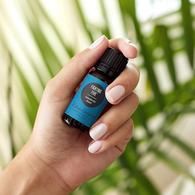 Edens Garden Fighting Five Essential Oil Blend- 100% Pure Premium Grade, Undiluted, Natural, Therapeutic, Aromatherapy, The Best for Candle, Laundry, Humidifiers 118 ml (4 fl oz)