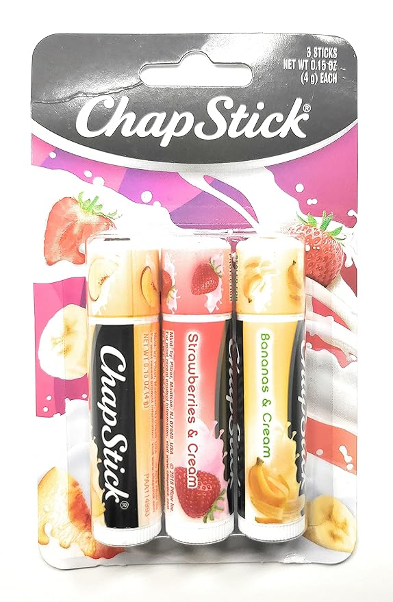 ChapStick (1) Pack Lip Balm Sticks Includes: