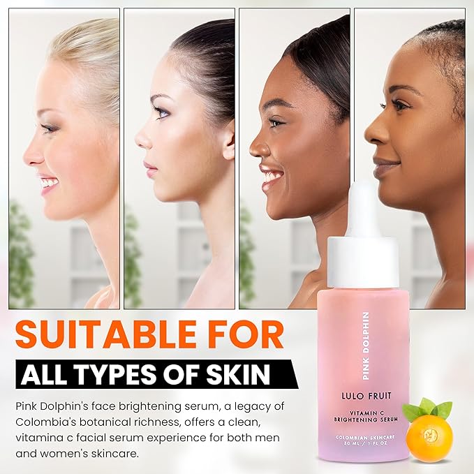 Pink Dolphin Vitamin C Miracle Serum | Anti Aging Formula with Vitamin C, Vitamin E | Improve Appearance of Dark Spots, Color, Fine Lines & Wrinkles |