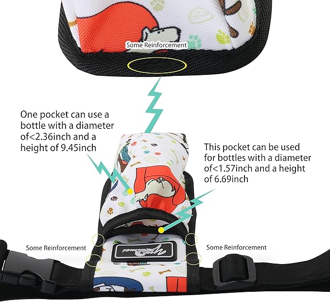 Massage Bottle Bag Massage Oil Bag Massage Therapist Holster Massage Lotion Holster Massage Oil Holster (YR-1KD-XiaoGou