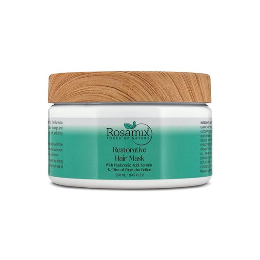 Deep Moisturizing Hair Mask for Women/Men - Keratin Mask for Dry & Damaged Hair - Deep Conditioning Treatment with Hyaluronic and Moroccan Argan Oil, 250ml | 8,45 FL.OZ