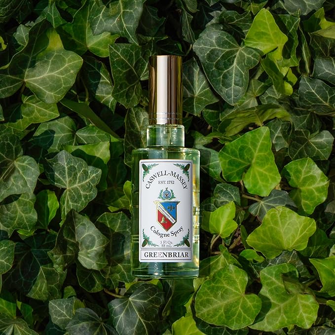 Caswell-Massey Greenbriar Cologne Discovery, A Classic and Zesty Scent with Citrus, Sage & Rugged Velvety Notes, Sample Size Vial, Cologne for Men, 0.25 Fl Oz