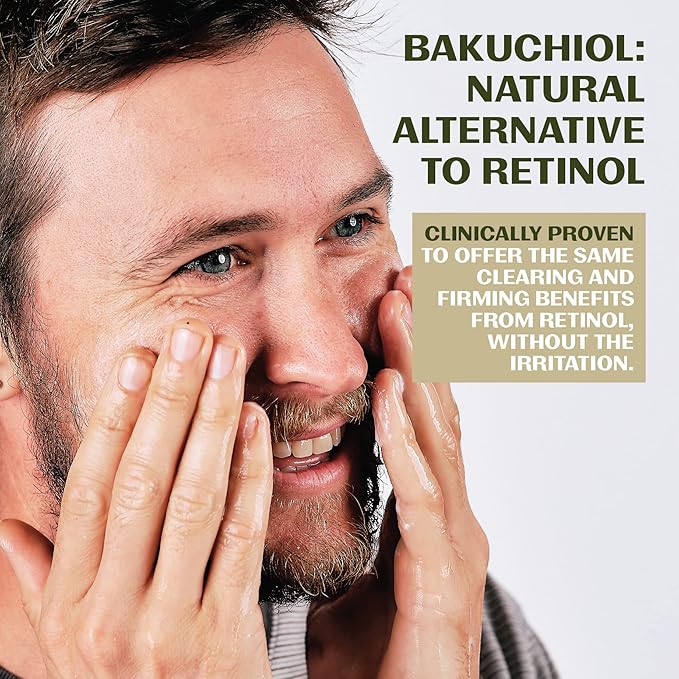 Thrive Natural Bakuchiol Serum for Face - Healthier Retinol Alternative with Hyaluronic Acid - Collagen Boosting Face Serum for Brighter and Firmer Skin - Vegan, Made in USA