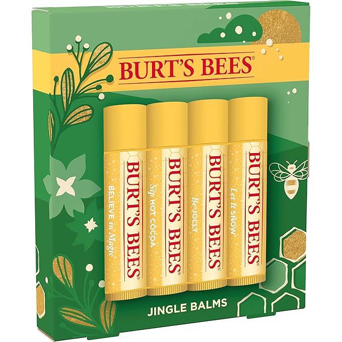 Burt's Bees Christmas Gifts, 4 Lip Balm