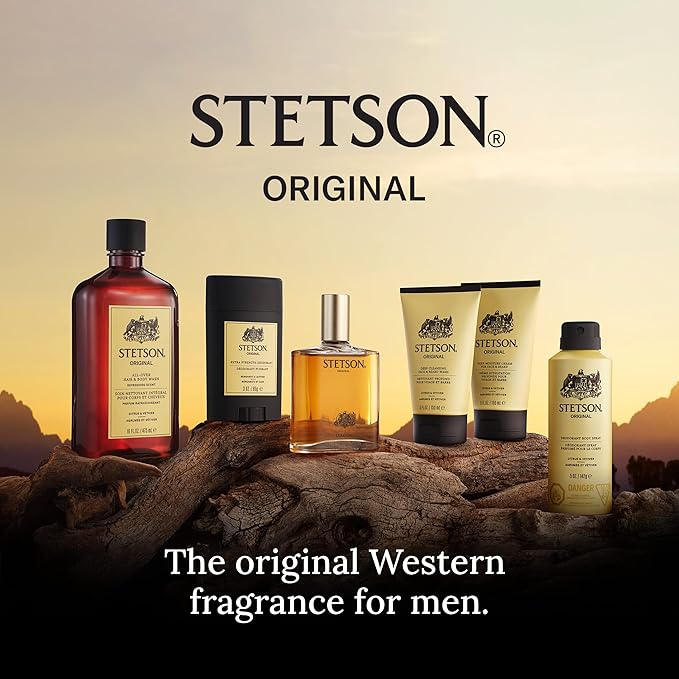Stetson Original - Deep Clean Face & Beard Wash - 3 Pack
