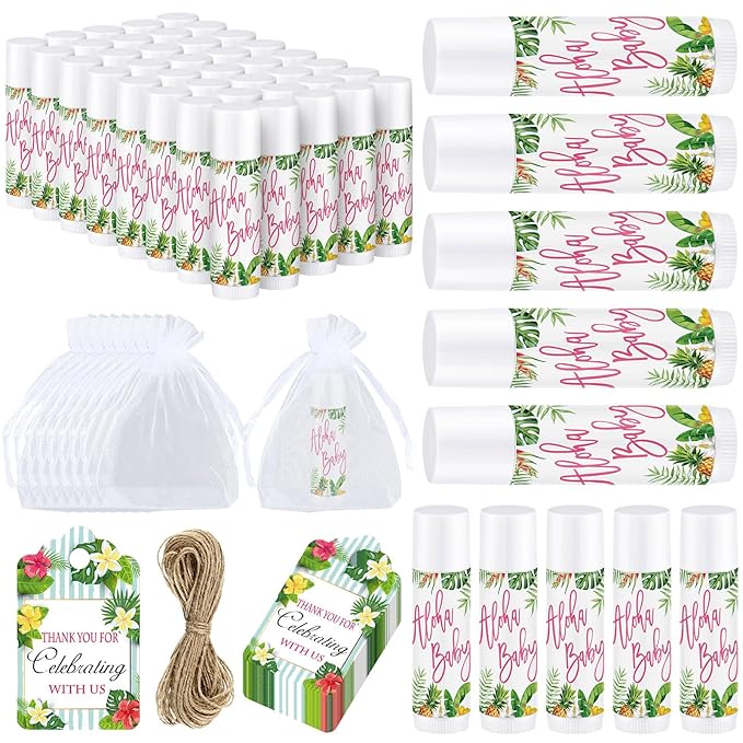 Demissle 50 Pcs Baby Shower Lip (Tropical)