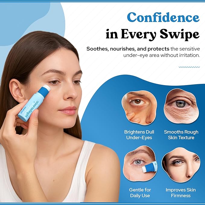 BellaBLISS Hyaluronic Eye Balm Reduces Anti-Aging Dryness and Fine lines, Hydrating - under eye cream - Made in korea 0.35 oz / 10 g - Pack of 1