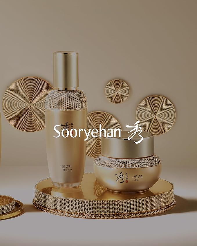 Sooryehan Ginseng First Essence (120 ml/2.04 fl oz) Total Age-Defying Solution, Wrinkle Improvement, Nourishing Toner for Radiant and Youthful Skin - Ginsenoside | Korean Skincare
