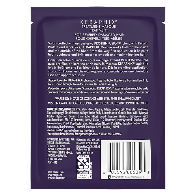 Nexxus Keraphix Masque for Damaged Hair 20 Count 1.5 oz