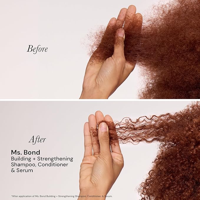 L'ANGE HAIR Ms. Bond Building + Strengthening Hair Serum | Restores Bonds | Intensive Treatment for Breakage Recovery | Mask for Smooth Finish | Moisturizing Formula | 4 fl oz Bottle