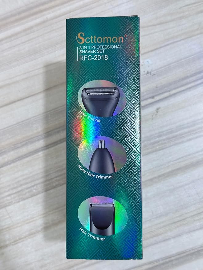 Body Trimmer for Men Ball Pubic Hair Trimmer Body Foil Shaver Razor Nose Ear Waterproof Wet Dry Groomer LED Display