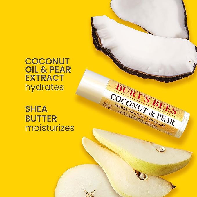 Burt's Bees Mothers Day Gifts Essential Beauty Set, 5 Travel Size - Deep Cleansing Cream, Hand Salve, Body Lotion, Foot Cream and Lip Balm, with 4 Flavored Lip Balms