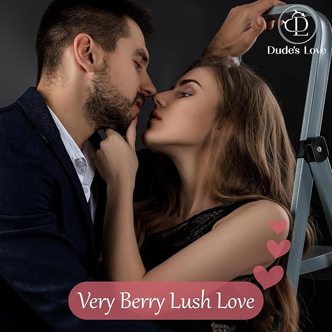 Organic - Edible Berry Sensual Massage Oil for Couple - Edible | No Stain & Non-Sticky | with Coconut Oil, Natural Lime & Juniper Berry.