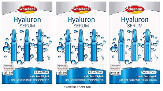Hyaluron SERUM - immediate effect - more moisture - 9 ampoules, 1 mL each, for 9 applications