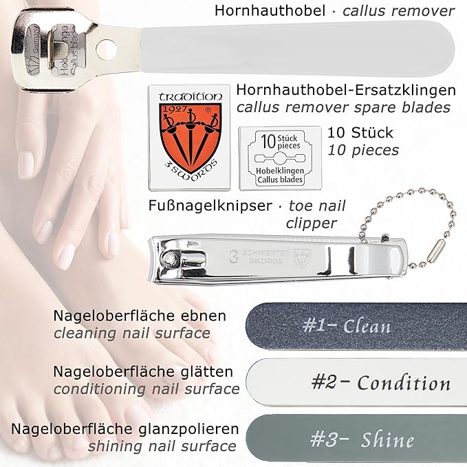 3 Swords Germany – manicure pedicure set kit (009)