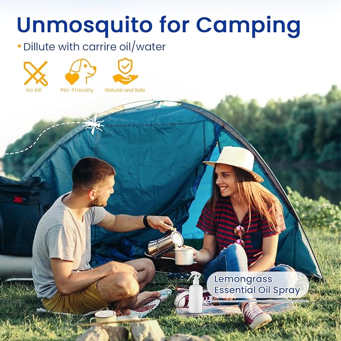 HIQILI Lemongrass Essential Oil, 100% Pure Natural Undiluted Premium Oils - 3.38 Fl. Oz