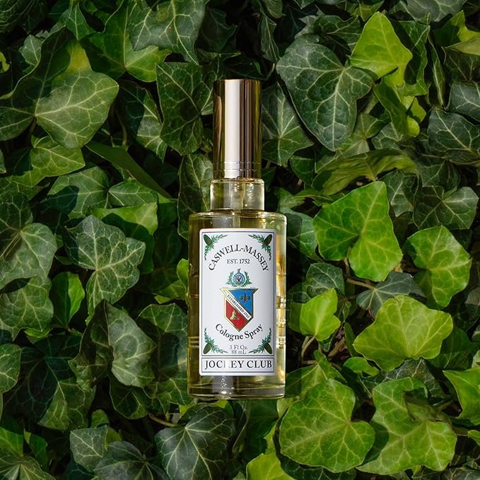 Caswell-Massey Jockey Club Gold Cap Cologne, Men’s Cologne with a Masculine Citrus Amber Blend, 3 Fl Oz