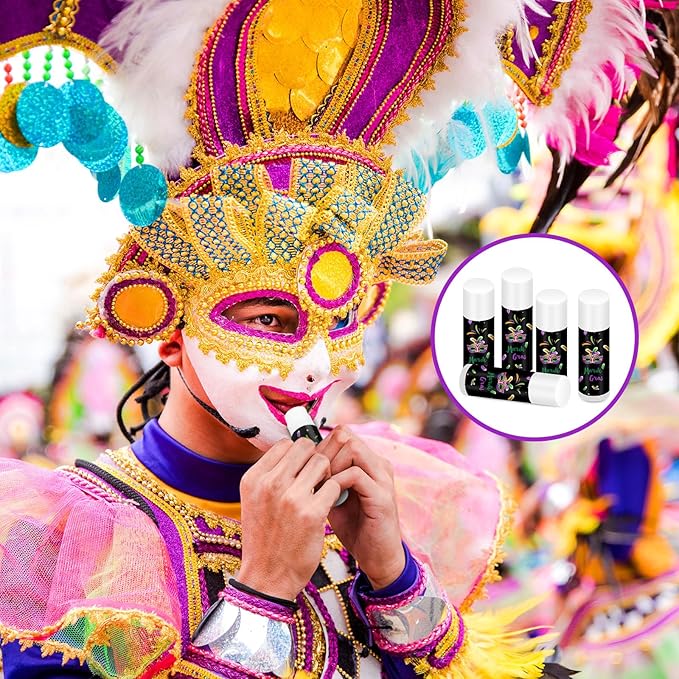 48 Pcs Mardi Gras Lip Balm Gift