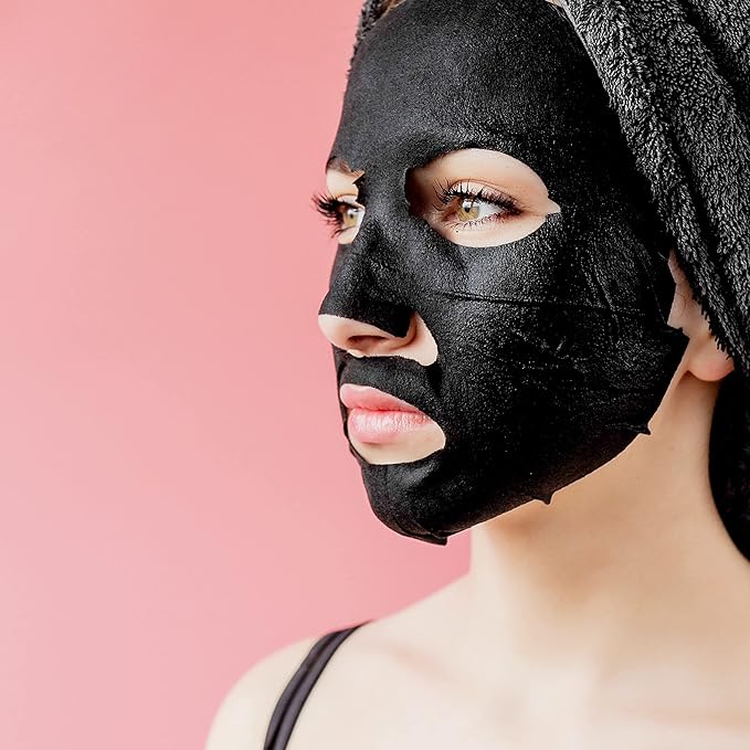 BioMiracle Total Pore Therapy Purifying Mask, Detoxifying Mask, Shrink Pores, Plant Stem Cell Treatment, Collagen Infusions, Vitamin E, (5 Pack)