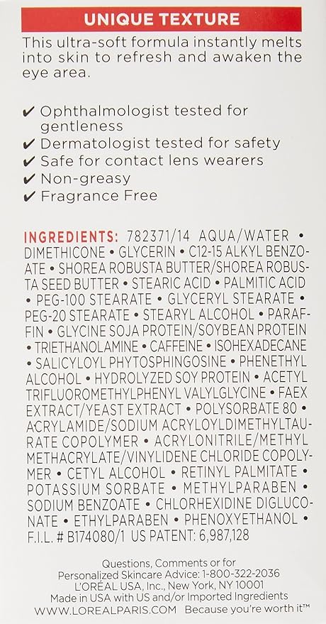 Loreal Revitalift Eye Cream 0.5 Ounce (14ml)